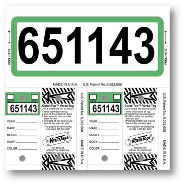 Color-Top Consecu-tags