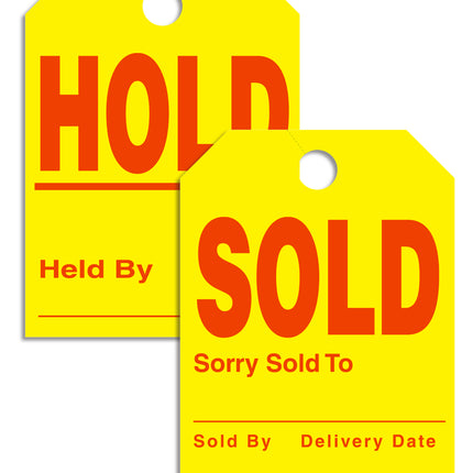 Mirror Sold / Hold Tags