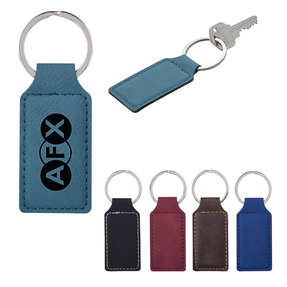 Belvedere Stitched Key Chain