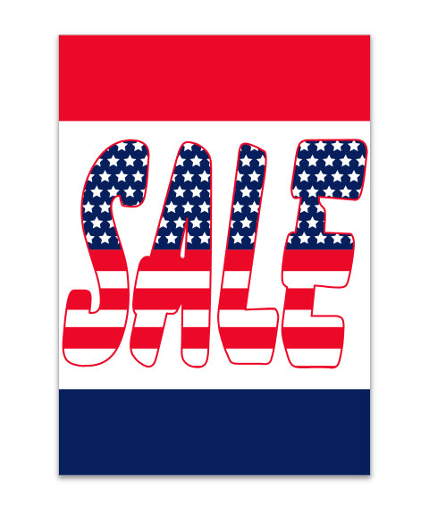 Under Hood Sign - Sale (Patriotic)