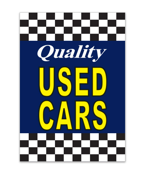 Under Hood Sign - Quality Used Cars