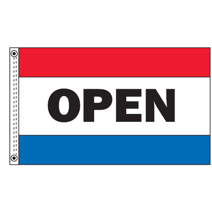 Premium Nylon Flag - Open