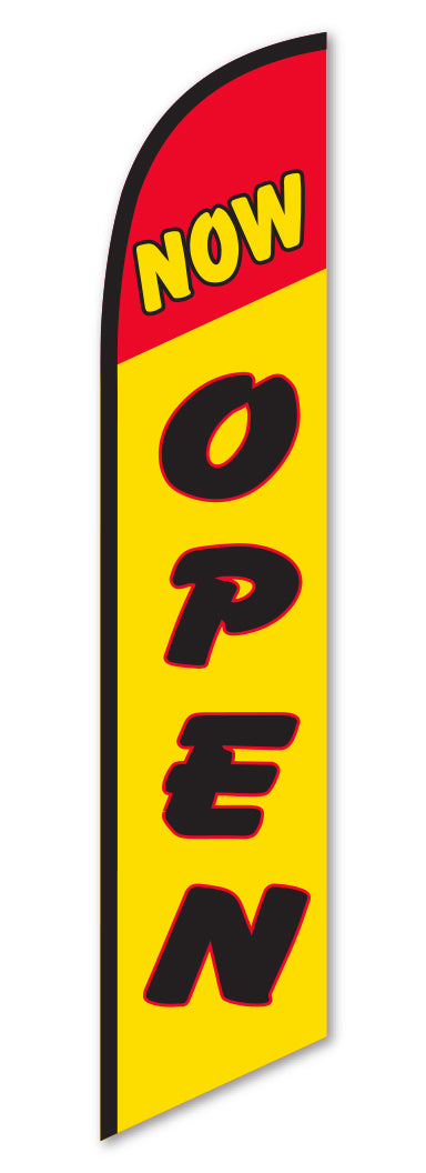 Swooper Flag - Now Open - Flag Only