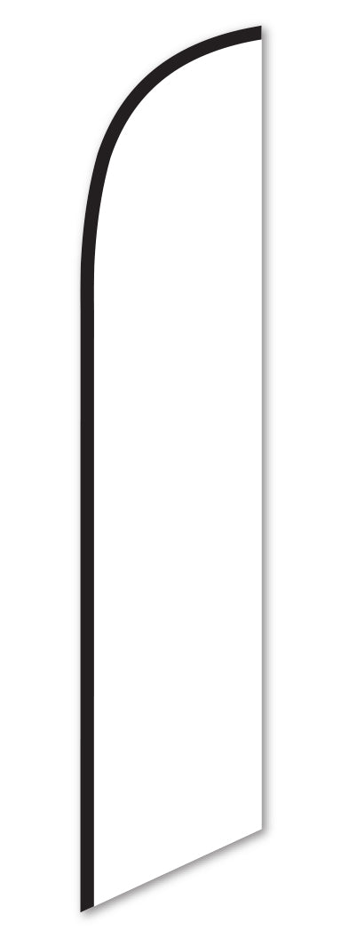 Swooper Flag - White - Flag Only