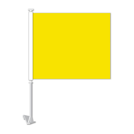 Clip On Window Flag - Yellow