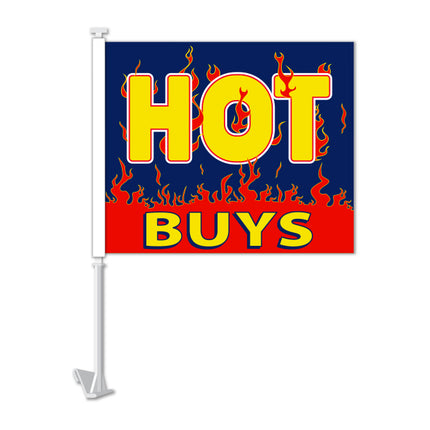 Clip On Window Flag - Hot Buys