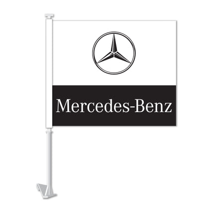Clip On Window Flag - Mercedes Benz