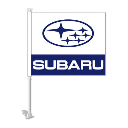 Clip On Window Flag - Subaru