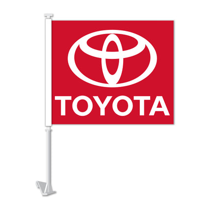 Clip On Window Flag - Toyota