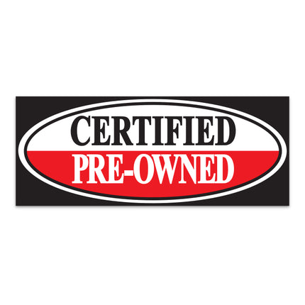 Windshield Banner - Certified Pre Owned