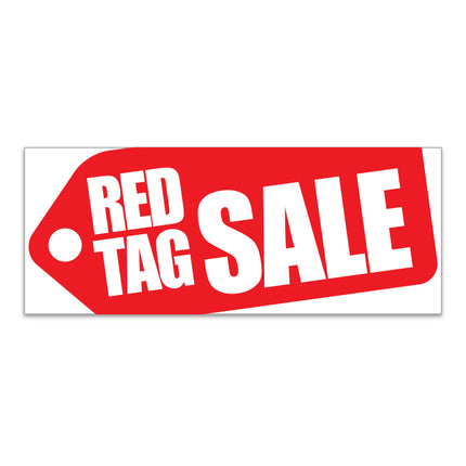 Windshield Banner - Red Tag Sale