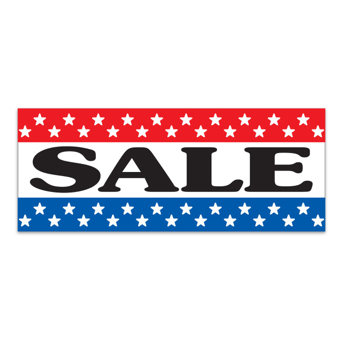 Windshield Banner - Sale (Stars)