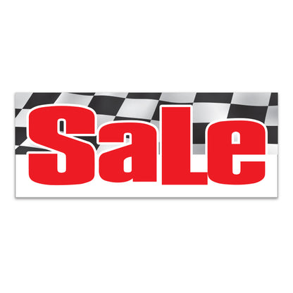 Windshield Banner - Sale (Checkered)