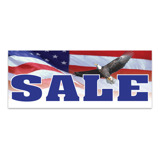 Windshield Banner - Sale (Patriotic)
