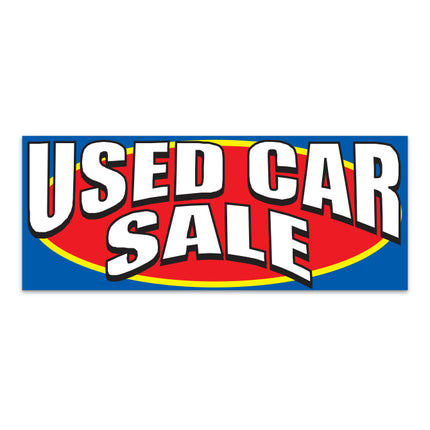 Windshield Banner - Used Car Sale