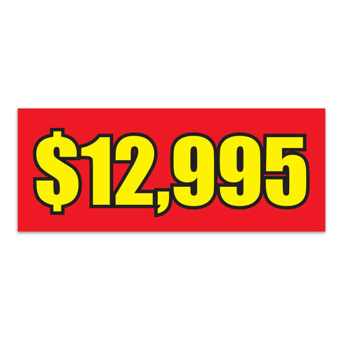 Windshield Banner - $12,995