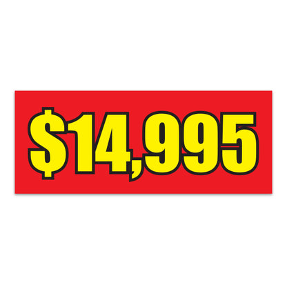 Windshield Banner - $14,995