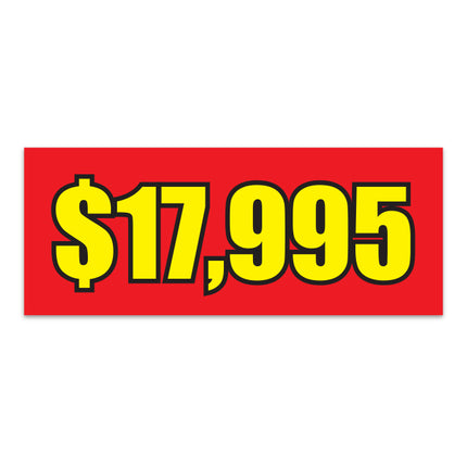 Windshield Banner - $17,995