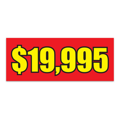 Windshield Banner - $19,995