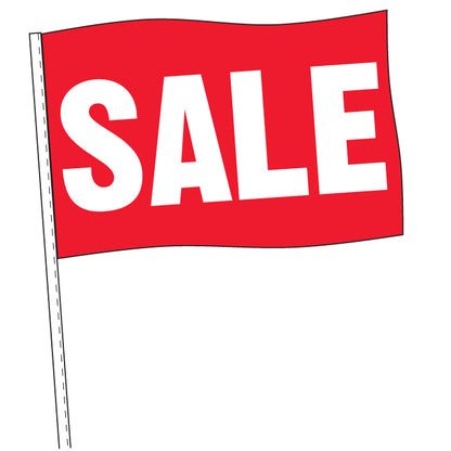 Antenna Flag – Supreme Cloth – Red & White Sale