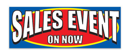 Giant Fabric Banner - Sales Event On Now