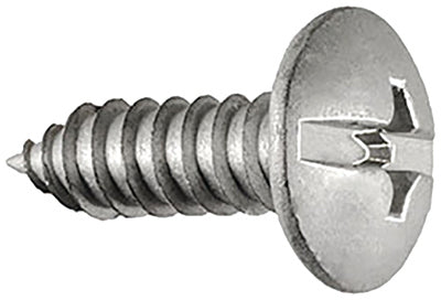 License Plate Screws - Duo Drive Truss Head