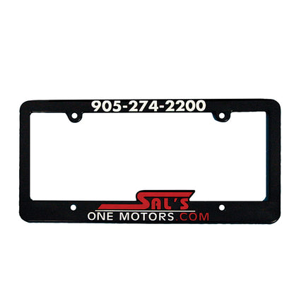 Raised Letter License Plate Frames