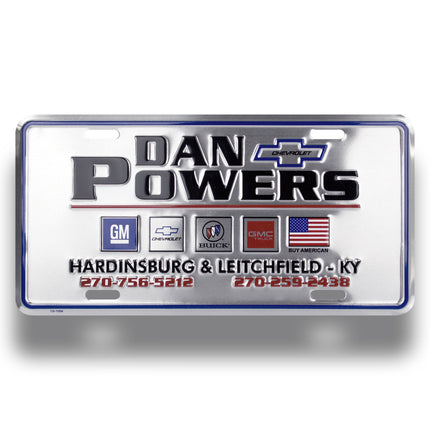 License Plates - Embossed Aluminum