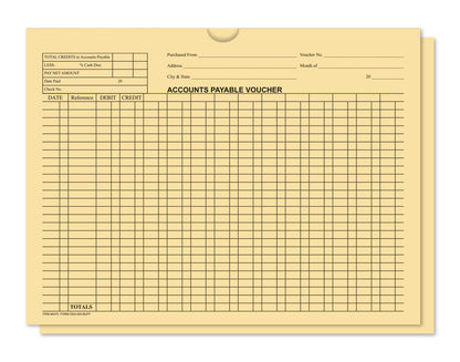 Accounts Payable Voucher Env - General Acct Style