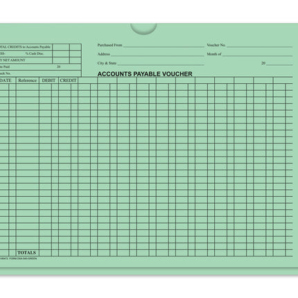 Accounts Payable Voucher Env - General Acct Style