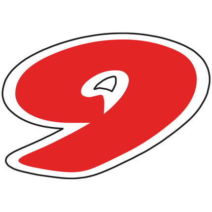 Die-Cut Window Stickers - Red