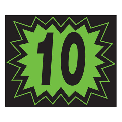 Window Sticker - Blasts - Black/Green