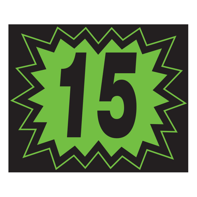 Window Sticker - Blasts - Black/Green