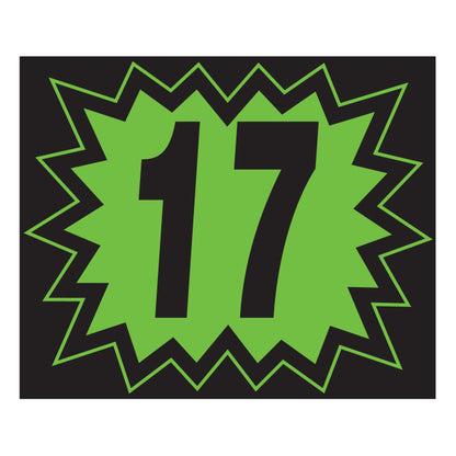 Window Sticker - Blasts - Black/Green