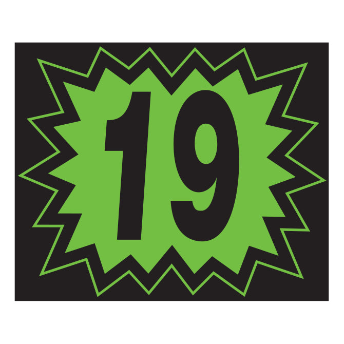 Window Sticker - Blasts - Black/Green