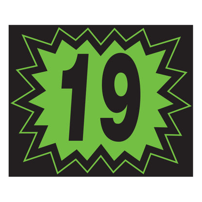 Window Sticker - Blasts - Black/Green