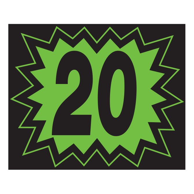 Window Sticker - Blasts - Black/Green