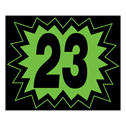 Window Sticker - Blasts - Black/Green