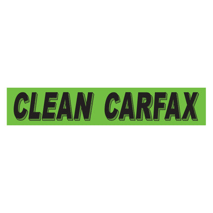 Adhesive Windshield Slogan - Chartreuse/Black (A)