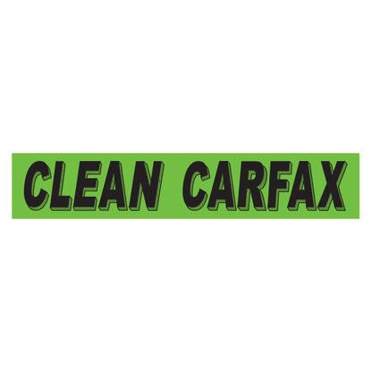 Adhesive Windshield Slogan - Chartreuse/Black (A)