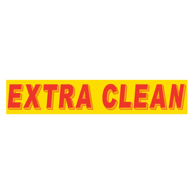 Adhesive Windshield Slogan - Red/Yellow