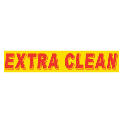 Adhesive Windshield Slogan - Red/Yellow