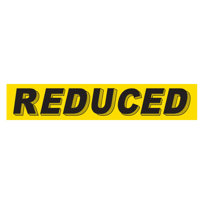 Adhesive Windshield Slogan - Yellow and Black