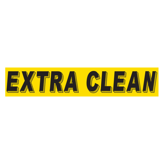 Adhesive Windshield Slogan - Yellow and Black