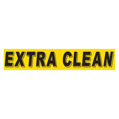 Adhesive Windshield Slogan - Yellow and Black