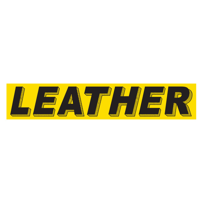 Adhesive Windshield Slogan - Yellow and Black