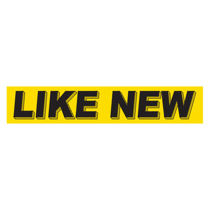 Adhesive Windshield Slogan - Yellow and Black