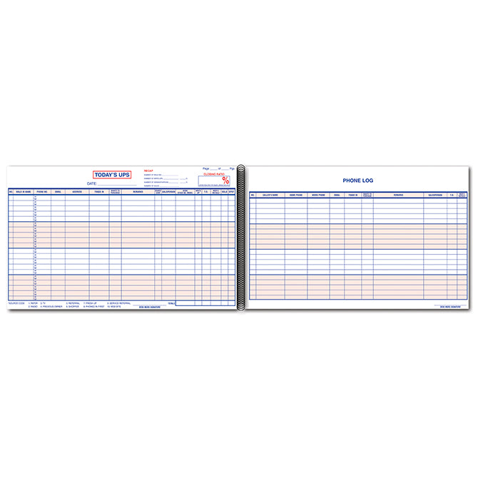 UPS Log Book / Customer Contact Log
