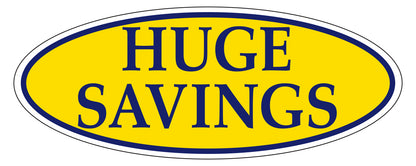 Oval Window Sticker (Blue/Yellow)