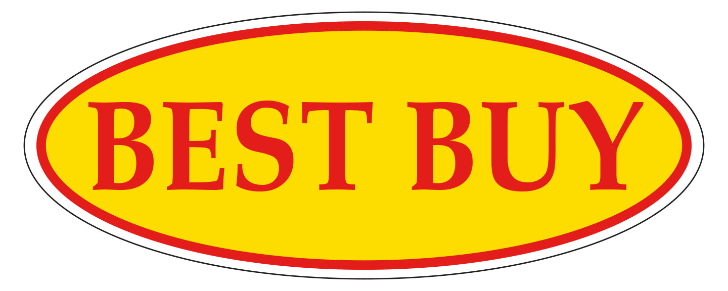 Oval Window Sticker (Red/Yellow)